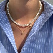 NOELLE RUSTIC PERLEHALSKÆDE - FORGYLDT