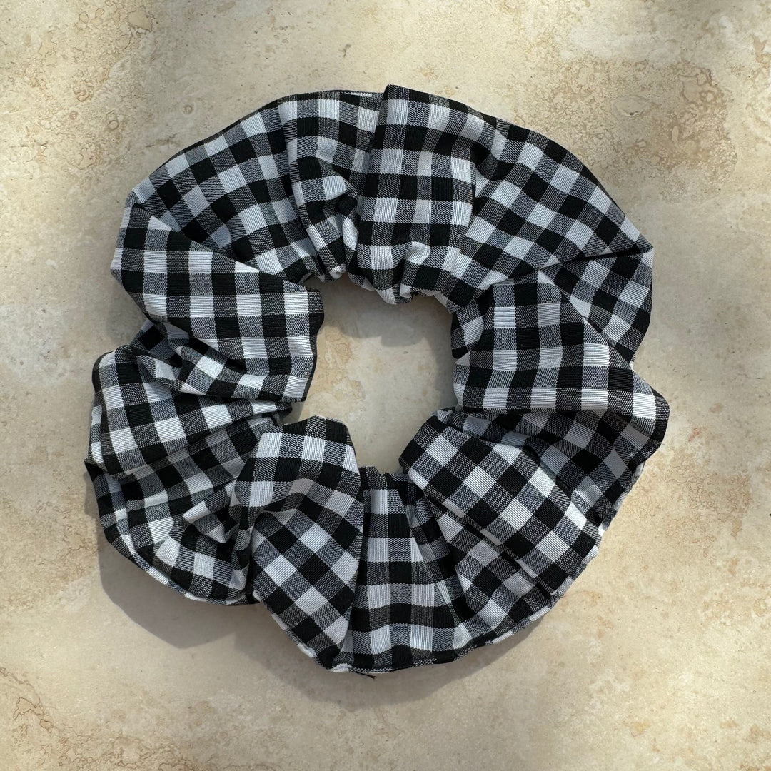 SORT TERNET BOMULD SCRUNCHIE