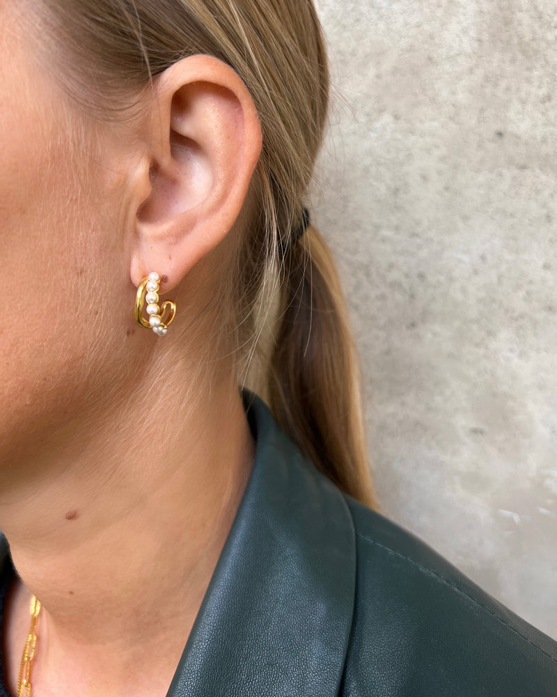 ANNABELLE CREOL ØRERINGE - GULD