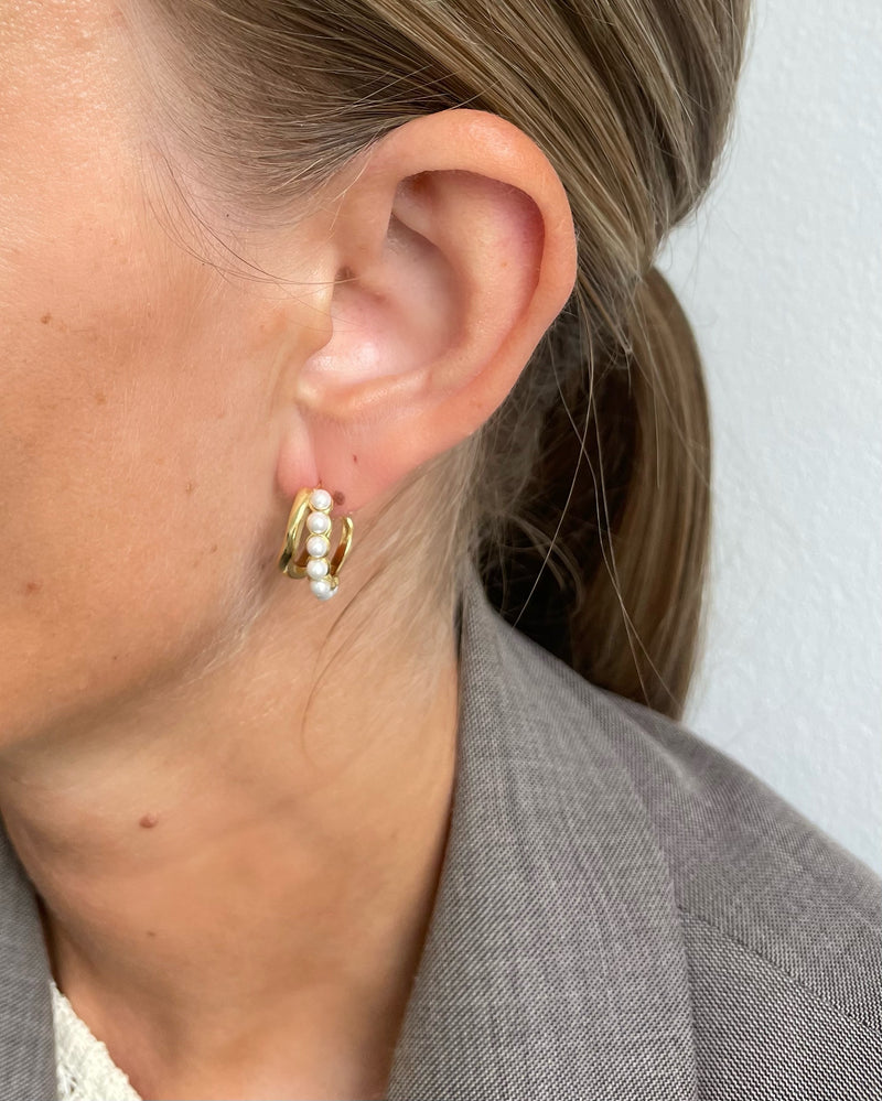 ANNABELLE CREOL ØRERINGE - GULD