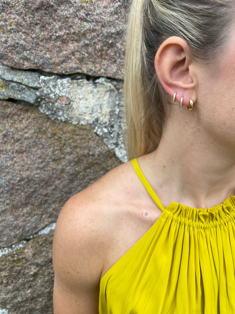 VIVIANE CREOL ØRERINGE - FORGYLDT