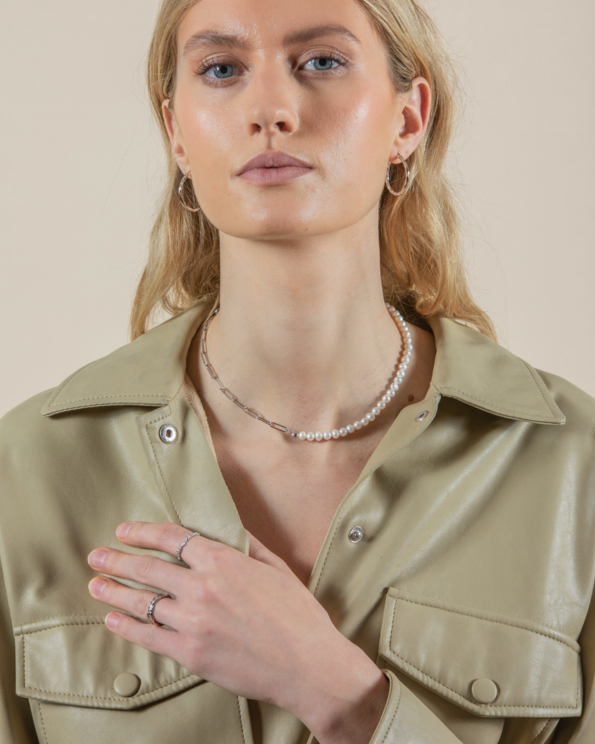 AURORE PERLEHALSKÆDE - SØLV