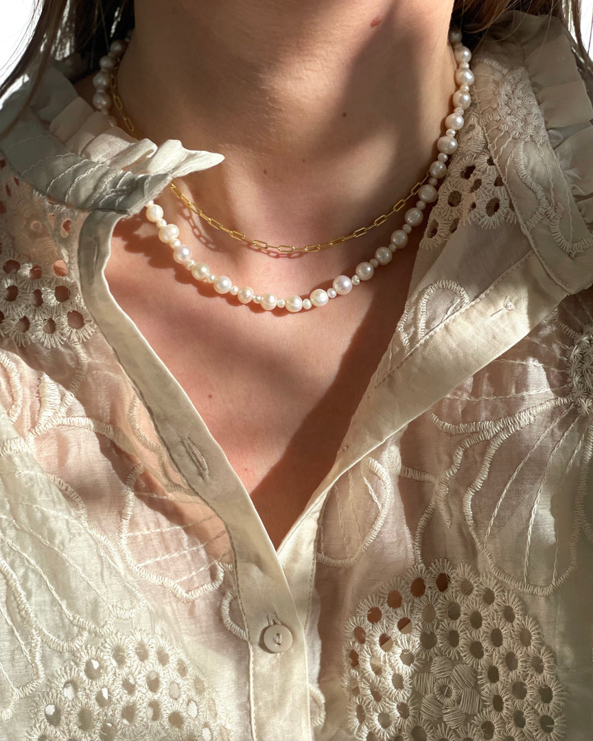 AYA PERLEHALSKÆDE -  FORGYLDT