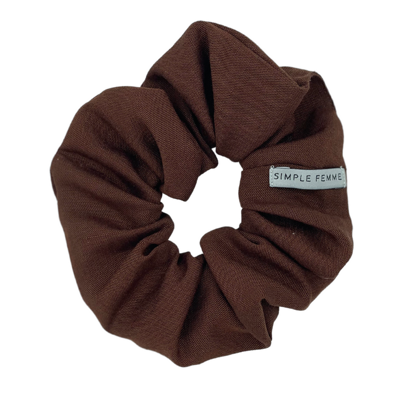 BRUN HØR SCRUNCHIE
