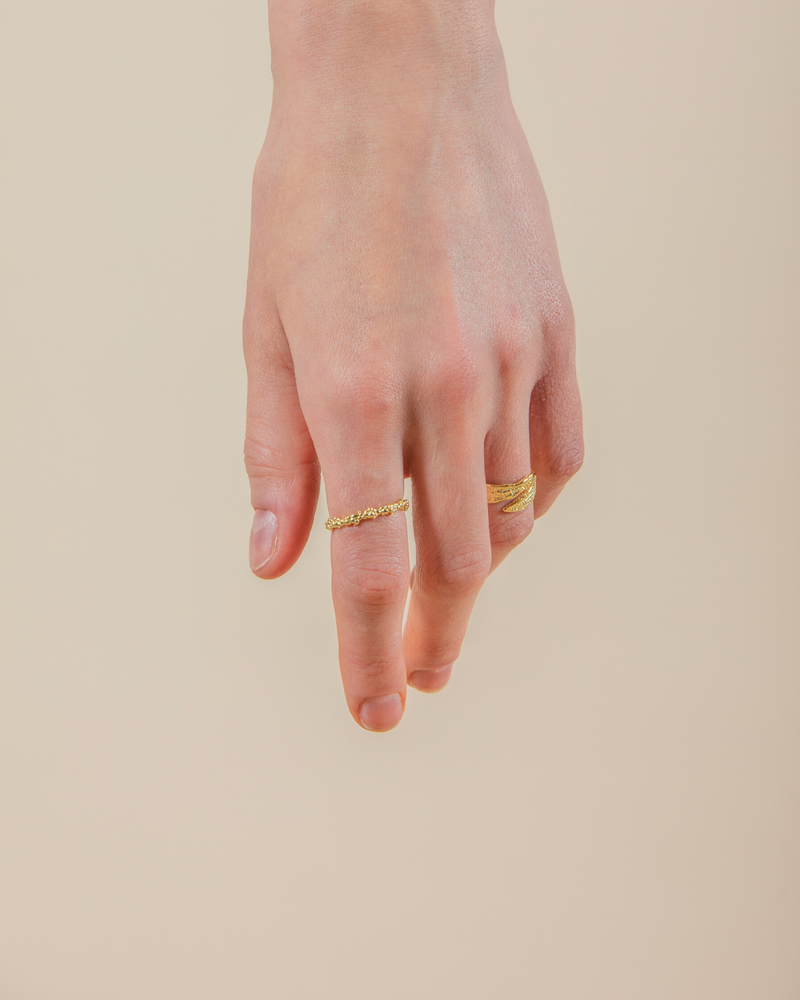 Simple Femme guld ring - Yasmine