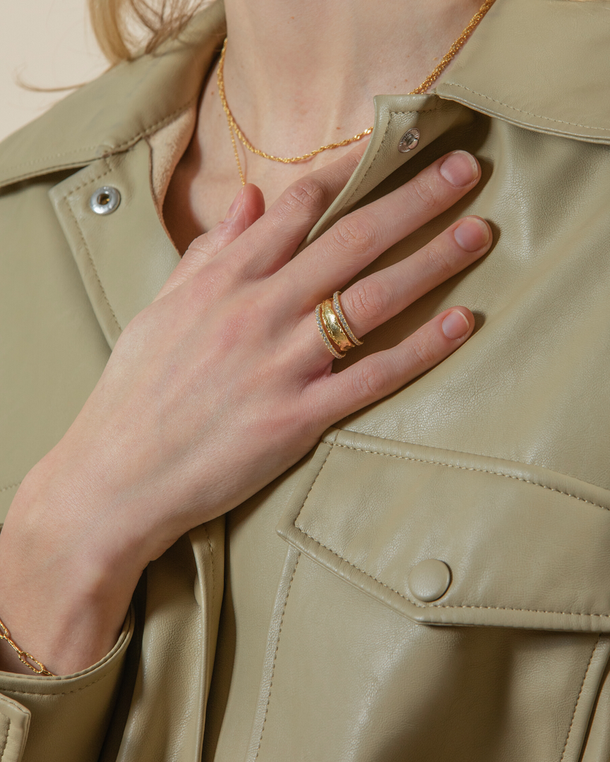 NADINE RING - FORGYLDT