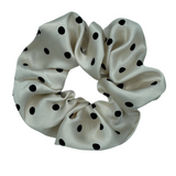 POLKA PRIKKET SATIN SCRUNCHIE