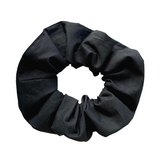 SORT BOMULD SCRUNCHIE