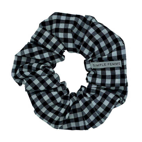 SORT TERNET BOMULD SCRUNCHIE