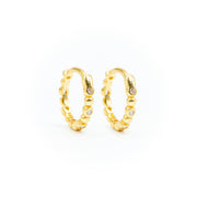 Gabrielle_creol_øreringe_kugler_guld